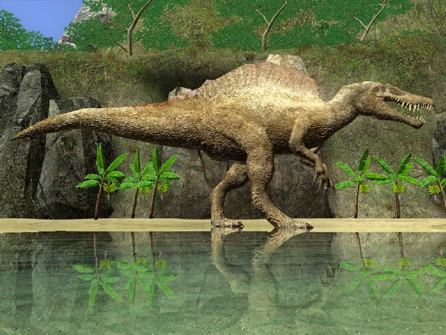 a spinosaurus dinosaur
