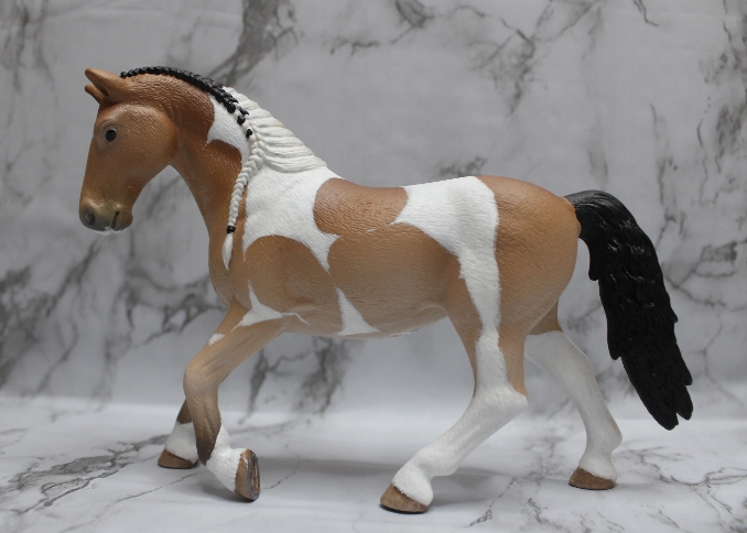 schleich white friesian stallion