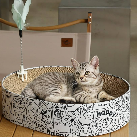 cardboard cat scratcher