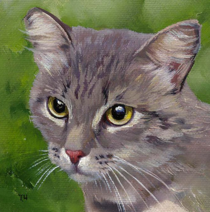 cat painting