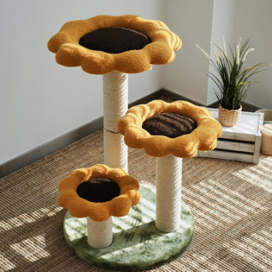 cat climbing tower