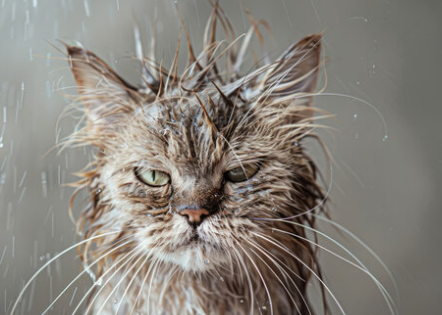 wet cat