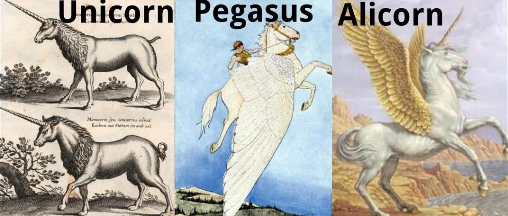 unicorn vs pegasus vs alicorn